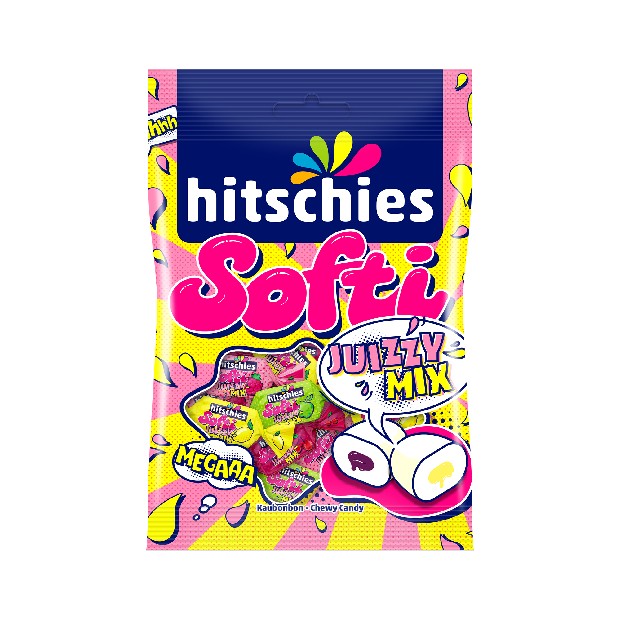 Hitschler Hitschies Watermelon - Fruity Chewy Candy 210g