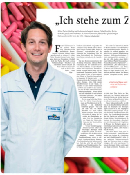 “Ich stehe zum Zucker” Interview mit Philip Hitschler Becker in der LZ