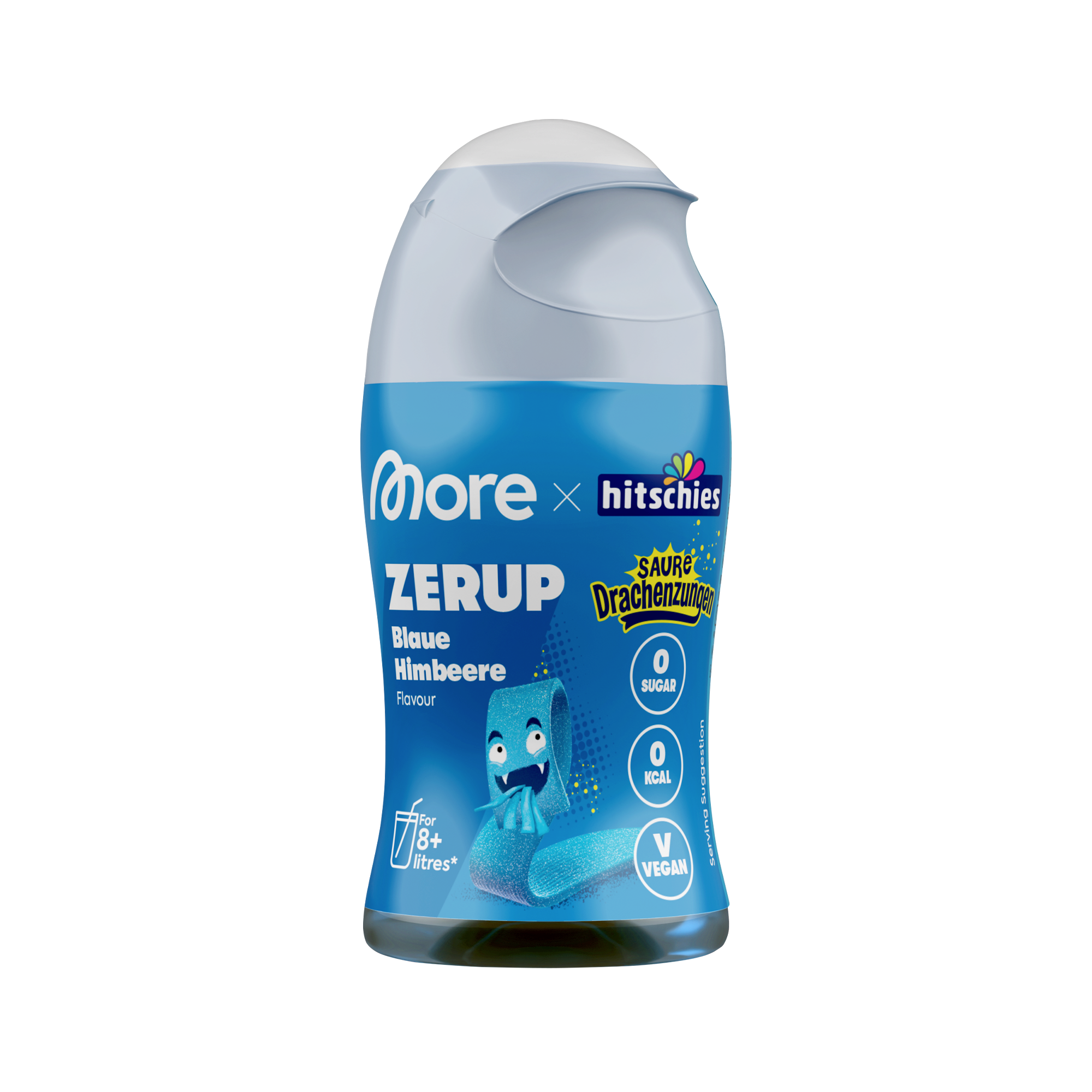 Zerup Sour Dragon Tongues Blue Raspberry 