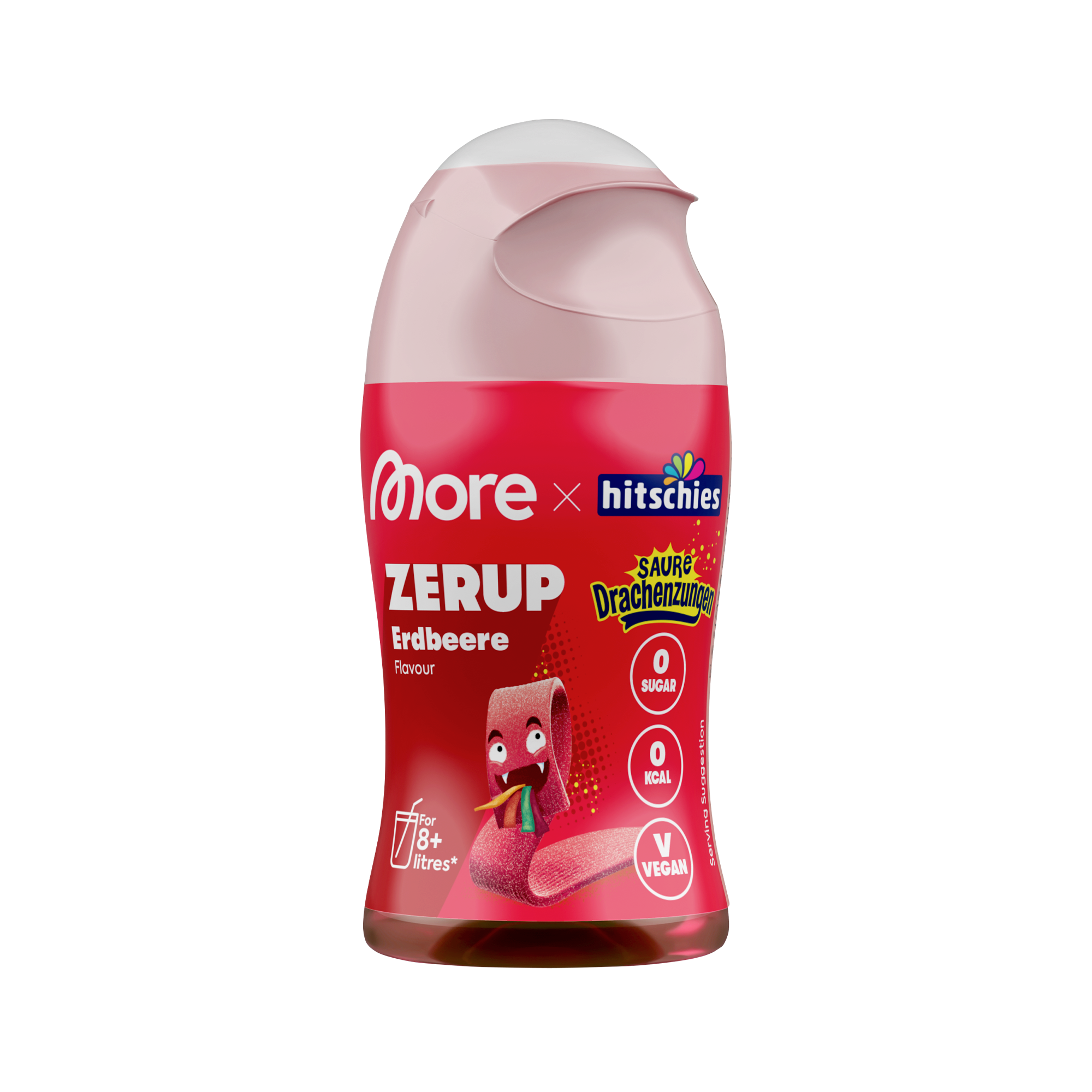 Zerup Sour Dragon Tongues Strawberry 